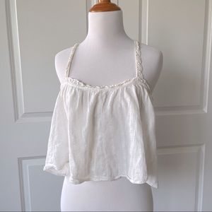 LA hearts white tank
S
